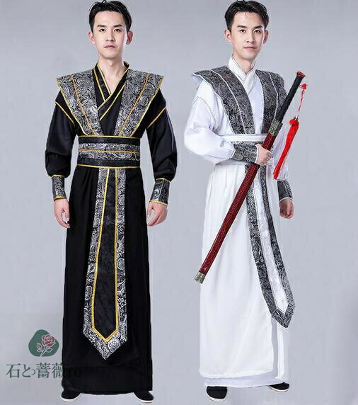 中国古代男性コスプレ衣装唐装漢服　メンズ中国古代将軍コスプレ衣装イベント/学園祭コスプレ衣装　パ..