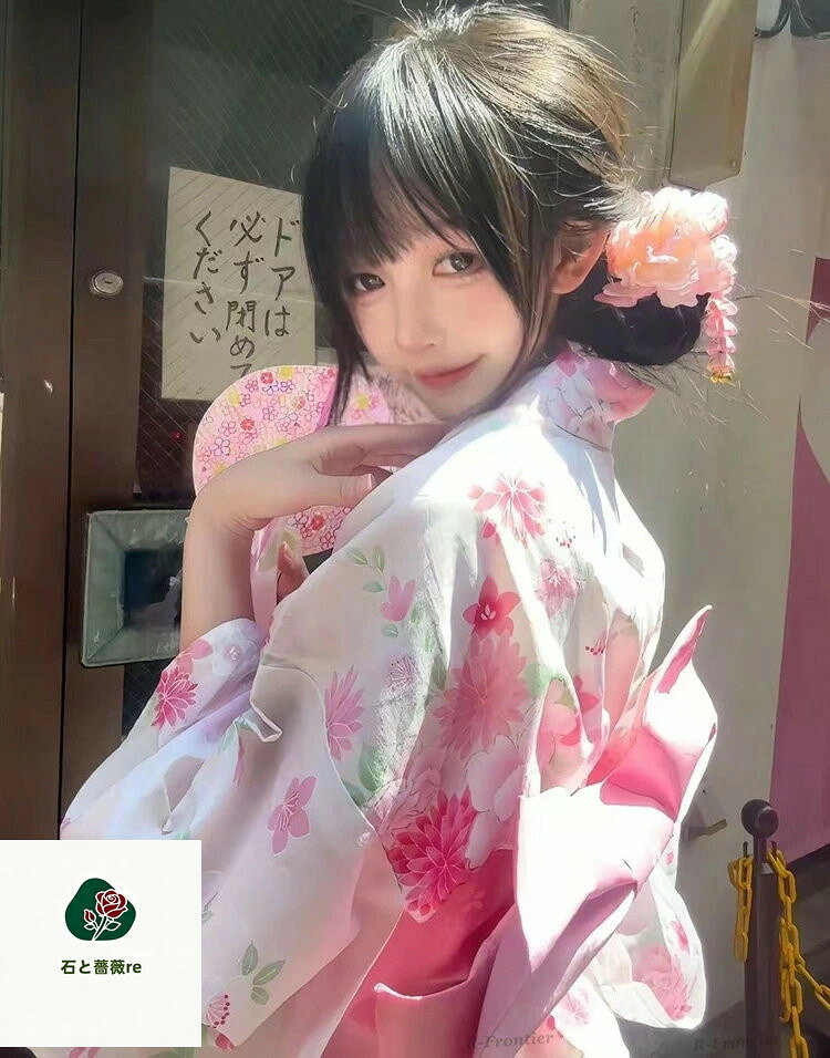 浴衣 ピンク 浴衣 高校生 浴衣 中学生 浴衣 ゆかた レディース 大人 ゆかた 浴衣 3...