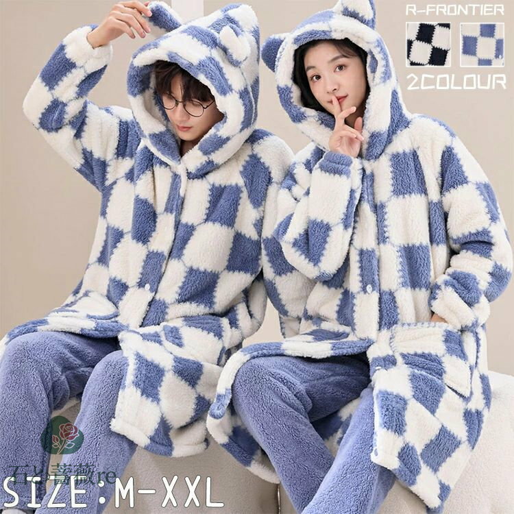 SPEC　商品仕様 素材 カラー サイズ感 ポリエステル 画像色 普通 サイズ お勧め身長(女) お勧め身長(男) お勧め体重(女) お勧め体重(男) M 155-160cm / 40-50kg / L 160-165cm 162-170cm 50-60kg 50-60kg XL 165-170cm 170-175cm 60-70kg 60-70kg 2XL 170-175cm 175-180cm 70-80kg 70-80kg 3XL / 180-188cm / 80-90kg 商品内容 パジャマ 関連商品 注意事項 ★手洗いもしくは、ネット使用の洗濯機洗い（ソフトコース）をお勧めします。 ★縫製品につき、生地を織る際の糸の継ぎ目や多少のほつれ、糸が出る、シワ・折り目、製造時の汚れ・シミ（洗濯にて除去可能な汚れがあります。） &#9733;生地によっては摩擦（特に湿った状態での摩擦）や、汗や雨などで濡れたときは、他の衣類や下着に移染する場合がございます。また淡色物に色移りする場合がございますので、お洗濯後は他の洗濯物と重ね合わせずに、すみやかに（脱水、乾燥等）するようにお願いいたします。 &#9733;サイズ表記は手作業にて行っておりますので、 実物と若干の誤差が生じる場合があります。 &#9733;PC環境・光の具合により、色や素材のイメージが写真と若干異なる場合がございます。 &#9733;モデル・写真に使用されているアクセサリー・小物は別途記載が無い限り付属いたしません。 &#9733;商品を出荷する際、検品して出荷致しますが、商品の素材によってはシワができやすいものがあります。また、運搬中によってシワができやすくなることもございます。 ご理解頂きます様お願いいたします。 重要なお知らせ ★返品・交換の場合はご到着後7日以内にご連絡頂ければ、対応させて頂きます。 未使用の商品のみお受けいたします。