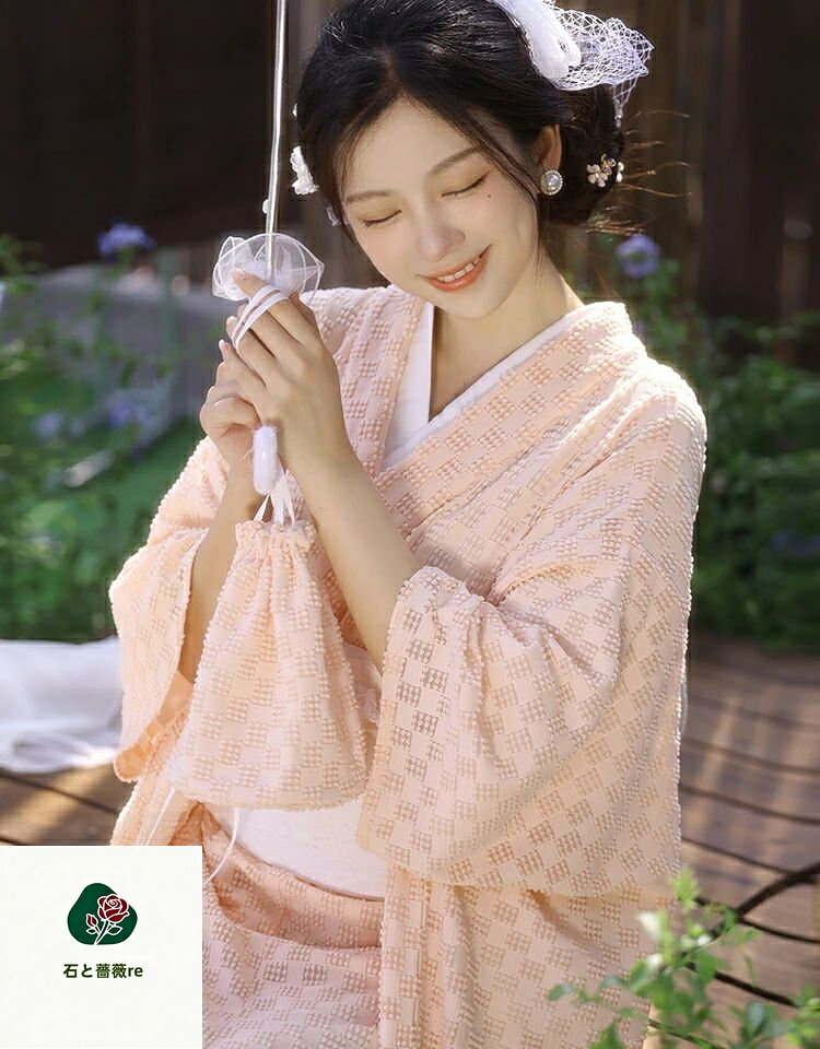 石と薔薇reのレース 浴衣 可愛い 浴衣 高校生 浴衣 レース浴衣 高校生 リボン セット レース浴衣 3点セット 浴衣 160 ゆかた レディース 女性 花柄 女性 浴衣 レディース ゆかた 大人 レース 作り帯 ホワイト 大きいサイズ 浴衣 セット 中学生 大人 写真撮影 花火大会｜アングル2