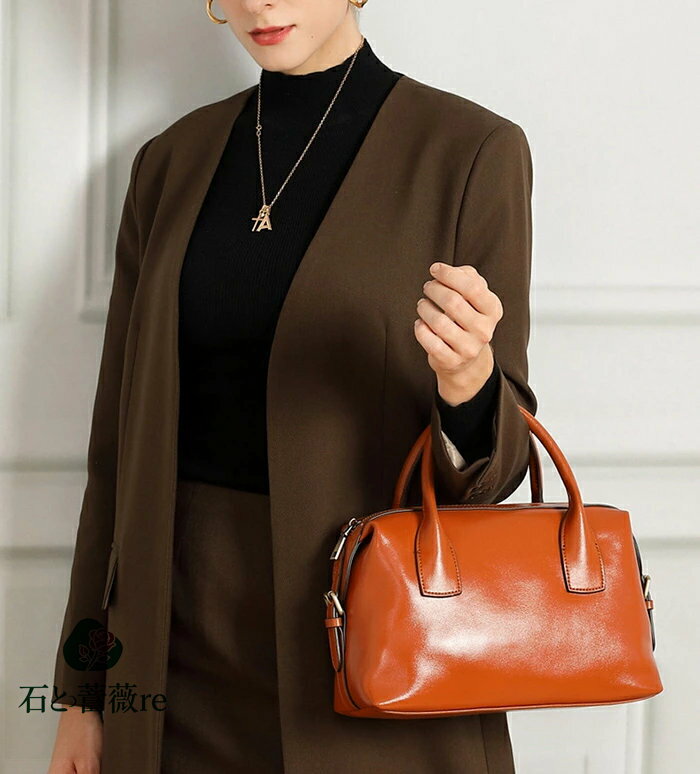 本革 バッグ レディース ボストンバッグ ハンドバッグ レザー ショルダーバッグ 2way 斜め掛け バッグ ..