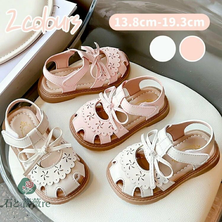 サンダル 子供用 蝶タイ キッズシューズ キッズサンダル ベビー 柔らかい キッズ シューズ こども 外出..