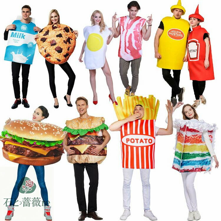 ハロウィン 衣装 仮装 食べ物 コスプレ コスチューム ファストフード 果物 野菜 ハロウィーン衣装 コス..