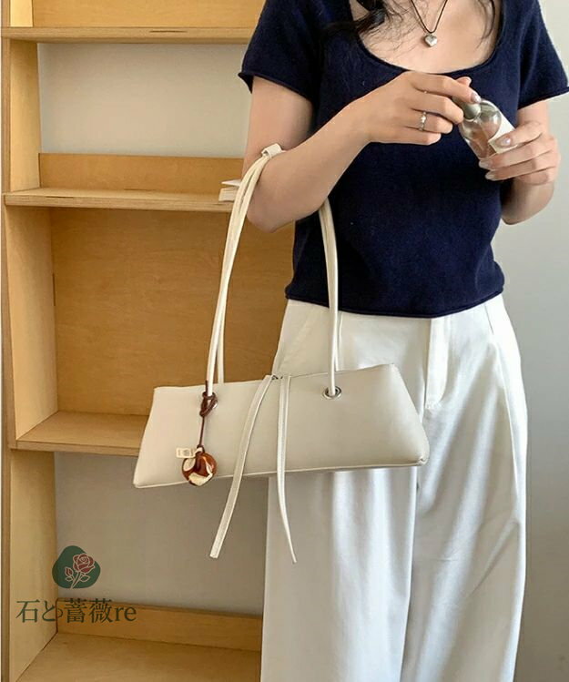 高級感 アンダーアーム バゲットバッグ