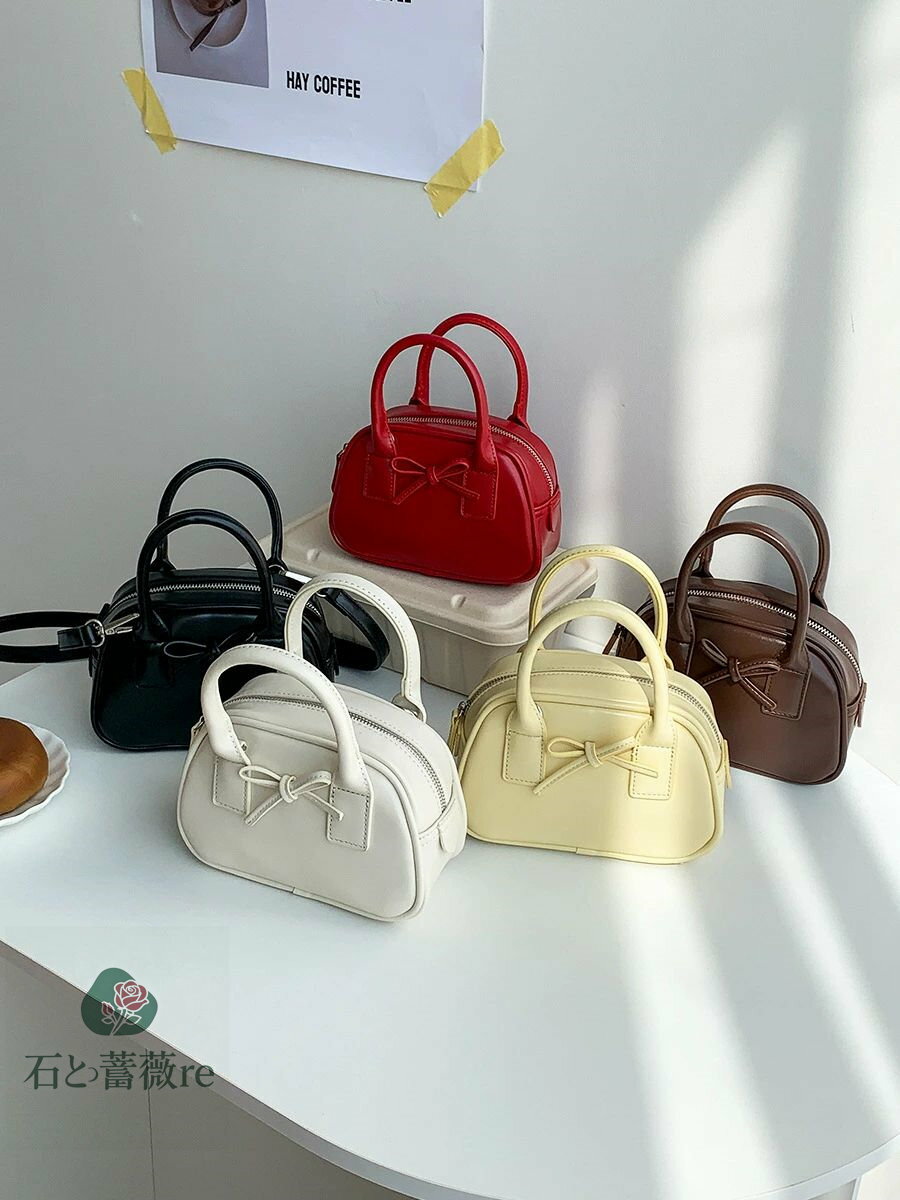 モダンシンプル 手提げ兼用 可愛い小さいバッグ