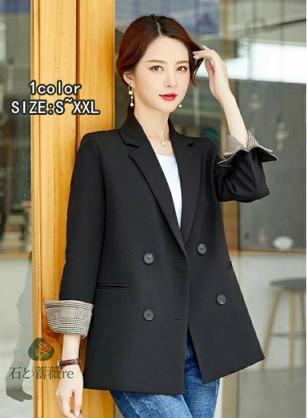 テーラードジャケット レディース カジュアル おしゃれ スーツジャケット 大きいサイズ 着痩せ 女性用 アウター 春秋用 卒園式 七五三 お宮参り 通勤 OL オフィス 卒業式 就職活動 20代 30代 40代 50代 成人式 謝恩会 同窓会 大人 オフィス 卒業式