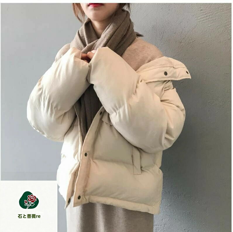 樂天商城 - 中綿ジャケット レディース ダウンコート 「S M L」ショート丈コート 厚手 暖かい ダウンジャケット 女性用 秋冬 防寒 ゆったり 大きいサイズ 韓国風 長袖アウター 20代 30代 40代 おしゃれ 人気新作 スプリングコート ファッション あったか 防風防寒