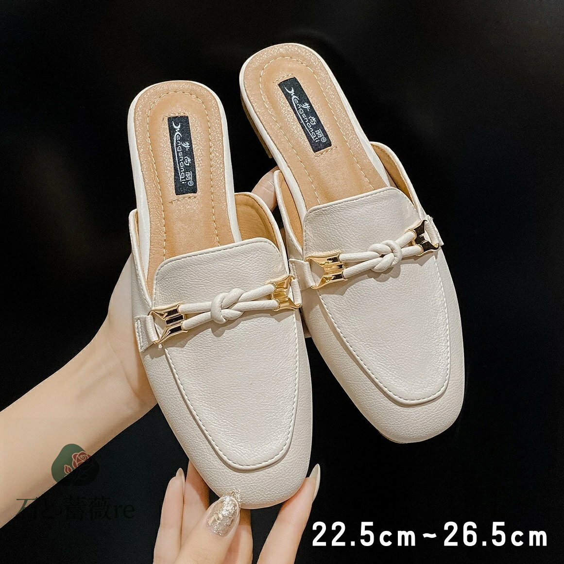 ミュールサンダル レディース靴 サンダル コンフォートサンダル ミュールパンプス ミュール 合成皮革 ローヒール レディース 痛くない 夏物ぺたんこ お洒落 低ヒール 人気　美脚 新作 シンプル ぺたんこ　6色