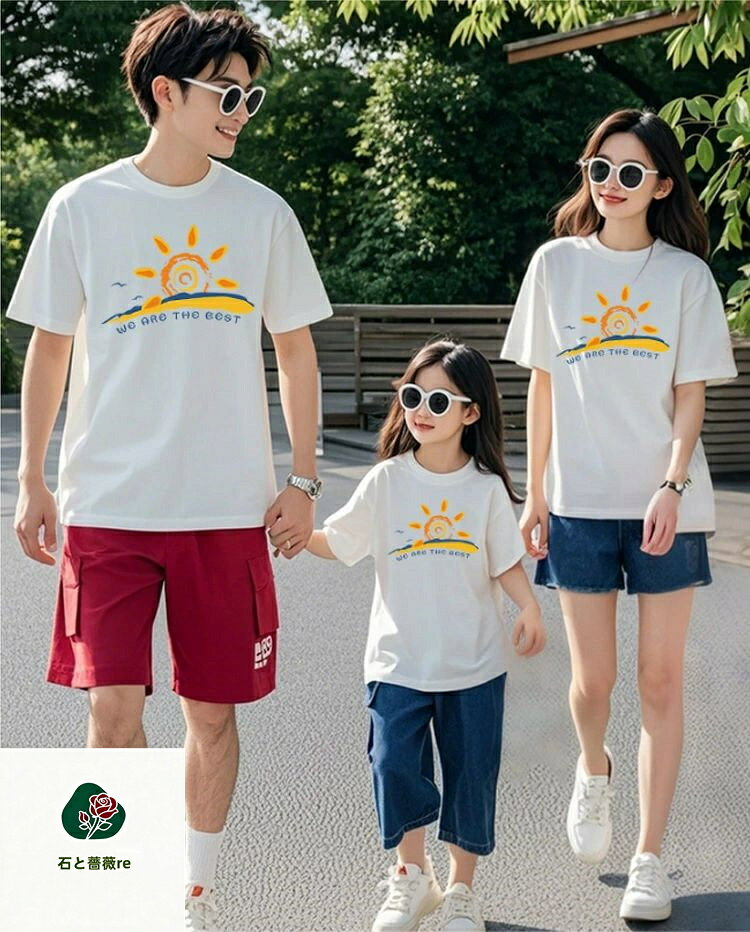 親子 ペアtシャツ リンクコーデ 親子 セット ママ 娘 おそろい 親子 お揃い 親子 ...