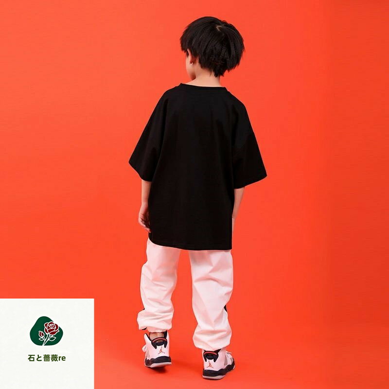部分即納 白 カーゴパンツ ズボン キッズ ダンス 衣装 キッズダンス衣装 単品販売 ...