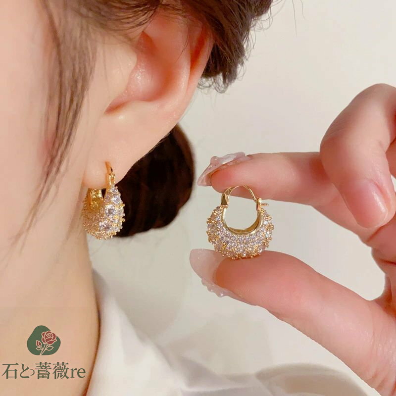 ピアス イヤリング レディース スタッドピアス キラキラ S925 シルバー 925金属アレルギー レディース ..