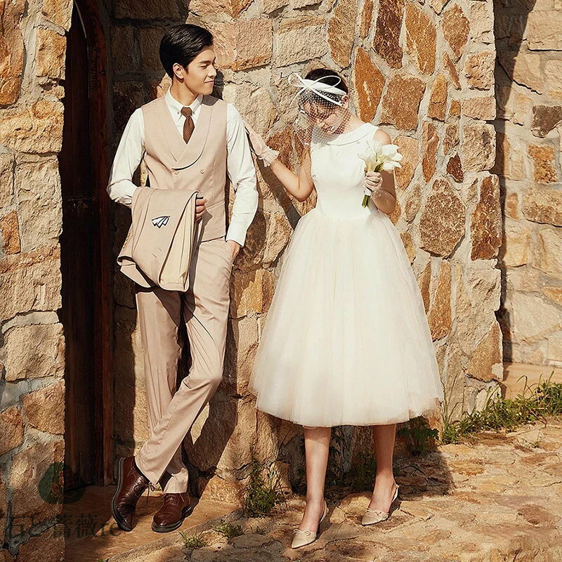 花嫁 ウエディングドレス 二次会ドレス 結婚式 格安 ウエディングドレス 披露宴 二次会 結婚式 イベント 演奏会 発表会 フォーマルドレス 編み上げタイプ 白 オシャレ 高級感 海外挙式 ウエディングドレス 花嫁 オフショルダー チュールスカート レトロ