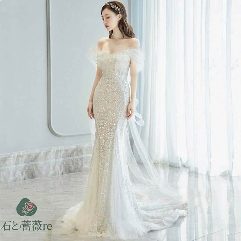 花嫁 ウエディングドレス 二次会ドレス 結婚式 格安 ウエディングドレス 披露宴 二次会 結婚式 イベント 演奏会 発表会 フォーマルドレス 編み上げタイプ 高級感 海外挙式 大きいサイズ ウエディングドレス 花嫁 オフショルダー チュールスカート 白 オシャレ