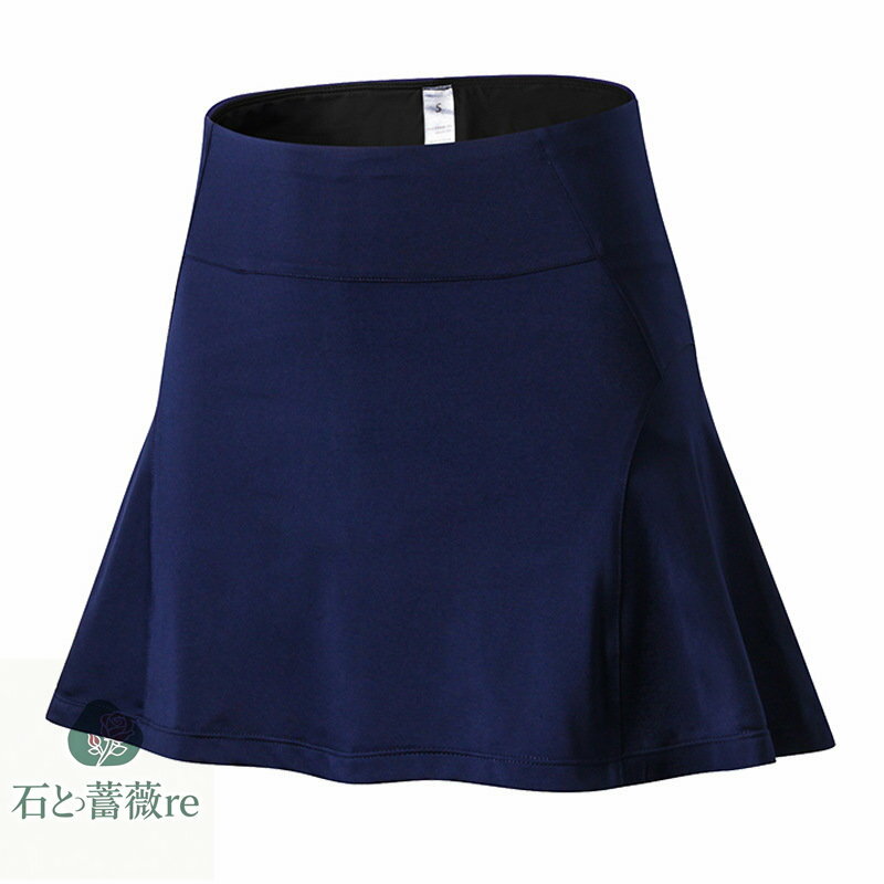 ゴルフスカート テニススカート ランニングスカート レディース 見せパンツが付きスカート 速乾 マラソン ヨガ ジム ストレッチ トレーニングウェア