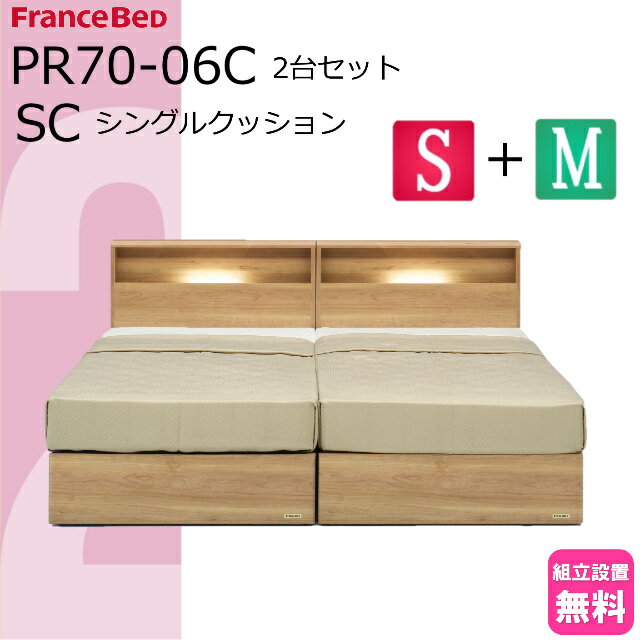 ＼特別価格／ 2台セット ベッドセット フランスベッド ベッド シングルサイズ セミダブルサイズ フレー..