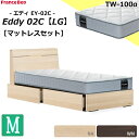 特別価格 ベッドセット フランスベッド セミダブル エディ EY-02C チェストベッド 引出し キャビネット TW-100α ダブルニット ミディアム スノコ床板 フルスライドレール マットレスセット ベットセット セット スノコベッド 収納 ドロアー 引き出し 日本 設置無料 送料無料