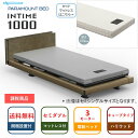 シーツプレゼント　開梱設置無料　セミダブル　パラマウントベッド　電動ベッド　インタイム1000　キューブタイプ　ハリウッドスタイル　3モーター　グレイクス1000　マットレス付　RB-ZA120G　2点セット　マットレス厚さ15cm　シンプル　カラー多数　送料無料 その1