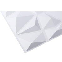 【楽天市場】ISL 3Dウォールパネル(PVC製・難燃仕様) ダイヤモンド 50cm×50cm 12枚セット：ISL 楽天市場店