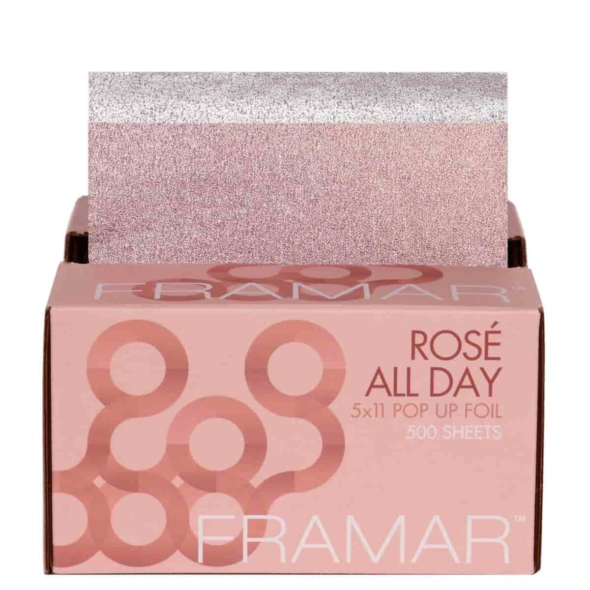 フラマー ポップアップホイル ローズオールデイ 500枚入 FRAMAR POP UP FOIL ROSE ALL DAY 500 SHEETS PU-500RG 究極のインスタ映えカラーホイルが登場！ 美容師が使いたくなる魅力的な3種のカラー展開。 一枚ずつ使えるエンボス加工のカットホイル。 ホイル上端に、折り目を入れたプレホールドタイプです。 幅:127mm 長さ:279mm 厚さ:15ミクロン ■注意事項■ご使用上のご注意 同封されている使用説明書をよくお読みの上ご使用ください。 ■商品は品質改良の為、予告なく仕様を変更する場合がございます。 ■パッケージ・デザインは予告なく変更となる場合があります。 ■商品がリニューアルした場合はリニューアル後の商品をお届けする場合があります。 ■複数店舗で在庫共有のため万が一在庫がない場合は、納期をメールでおしらせします。 ■メーカー欠品している場合は、キャンセルさせていただく場合があります。 ■ゆうパケット及びレターパックプラスでの発送は日時指定、代引き不可となります。 箱潰れ等の商品の保証はございませんのでご了承の上、ご購入下さい。 ◎商品をお受け取りになれなかった場合は再発送には通常の送料が必要となります。 メーカー:トリコインダストリーズ区分：雑貨 広告文責：有限会社アイリス