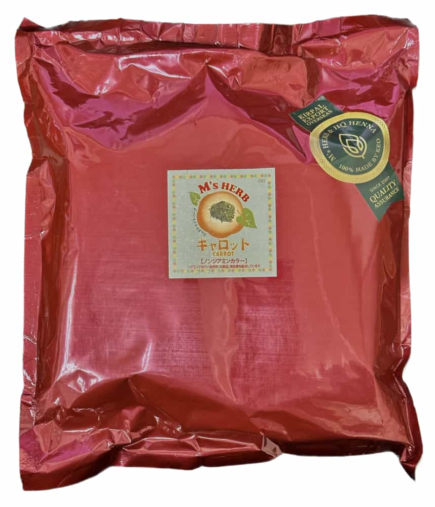 M's HERB エムズテイントハーブ ノンジアミンカラー キャロット 500g (100g×5）
