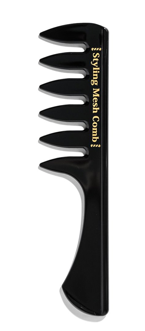 ファイン スタイリングメッシュコーム ブラウン