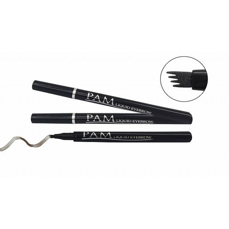 PAMリキッドアイブロウ(プラチナライン) チャコールブラック
