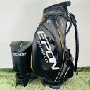 【中古】EPON エポン キャディバッグ カート式 4分割 9.5インチ 3点式 大人気(4)