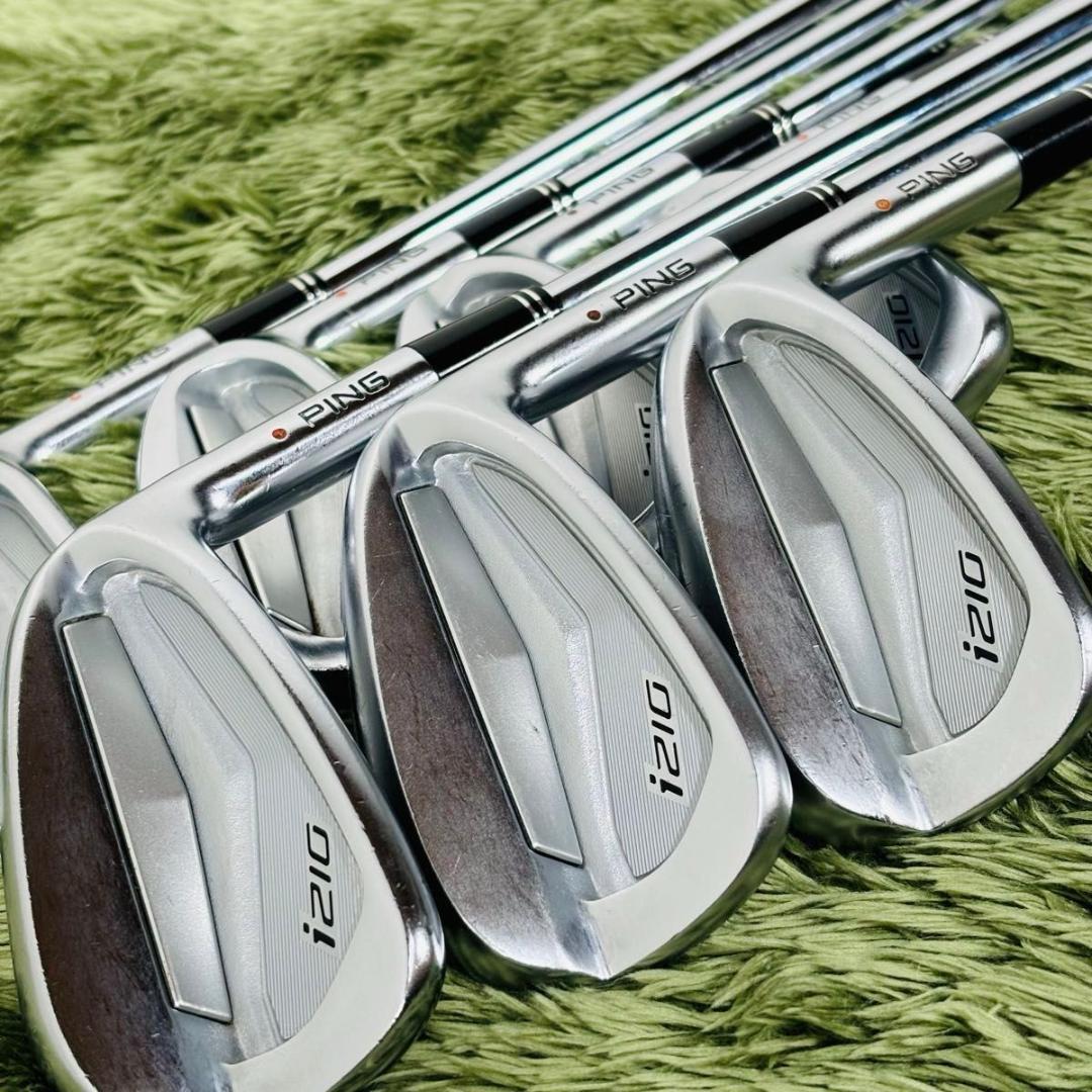 【中古】PING ピン i210 アイアン7本セット メンズゴルフ 初心者 入門 大人気モデル スチールシャフト 右利き flex X N.S.PRO modus3 TOUR120 モーダス