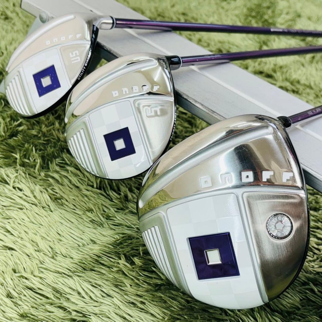 【中古】オノフ レディ 2023 ウッド3本セット レディースゴルフ 入門 大人気モデル ONOFF グローブライド 高年式