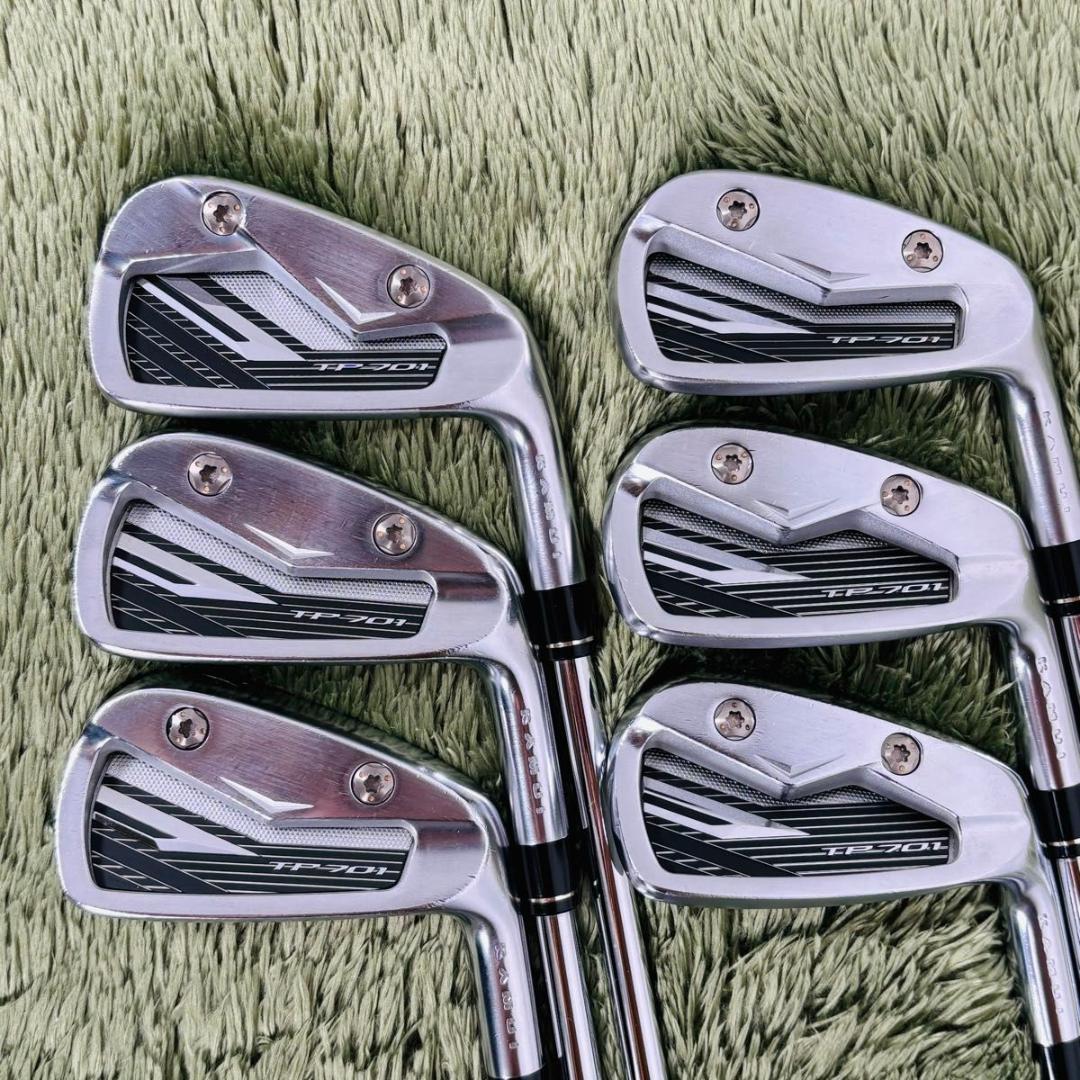 【中古】カムイ TP-701 アイアン6本セット メンズゴルフ 初心者 入門 大人気モデル KAMUI N.S.PRO Zelos7 ゼロス スチールシャフト flex S