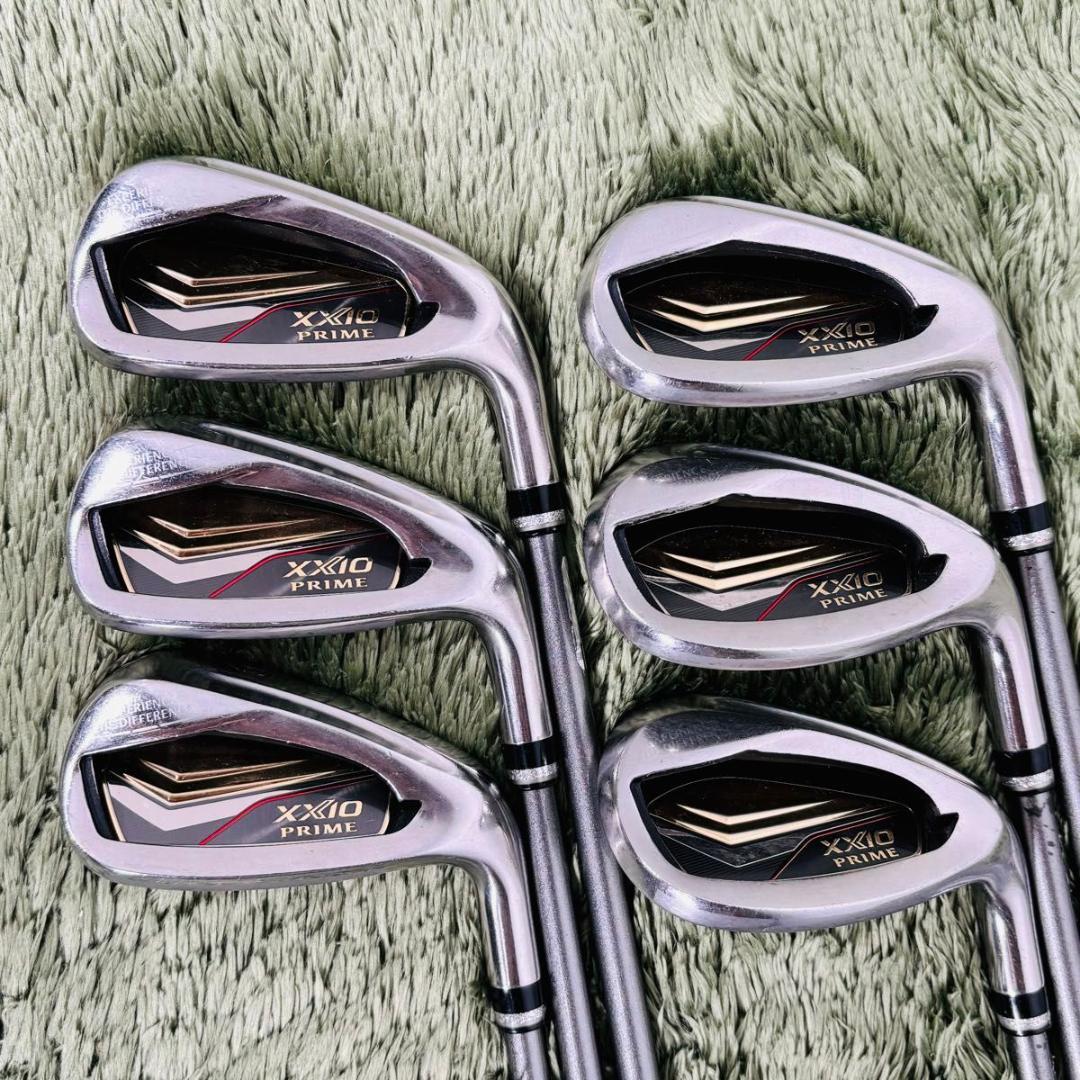 【中古】ゼクシオ プライム12 SP-1200 アイアン6本セット メンズゴルフ 初心者 大人気モデル XXIO PRIME ダンロップ DUNLOP 純正カーボンシャフト 右利き flex R