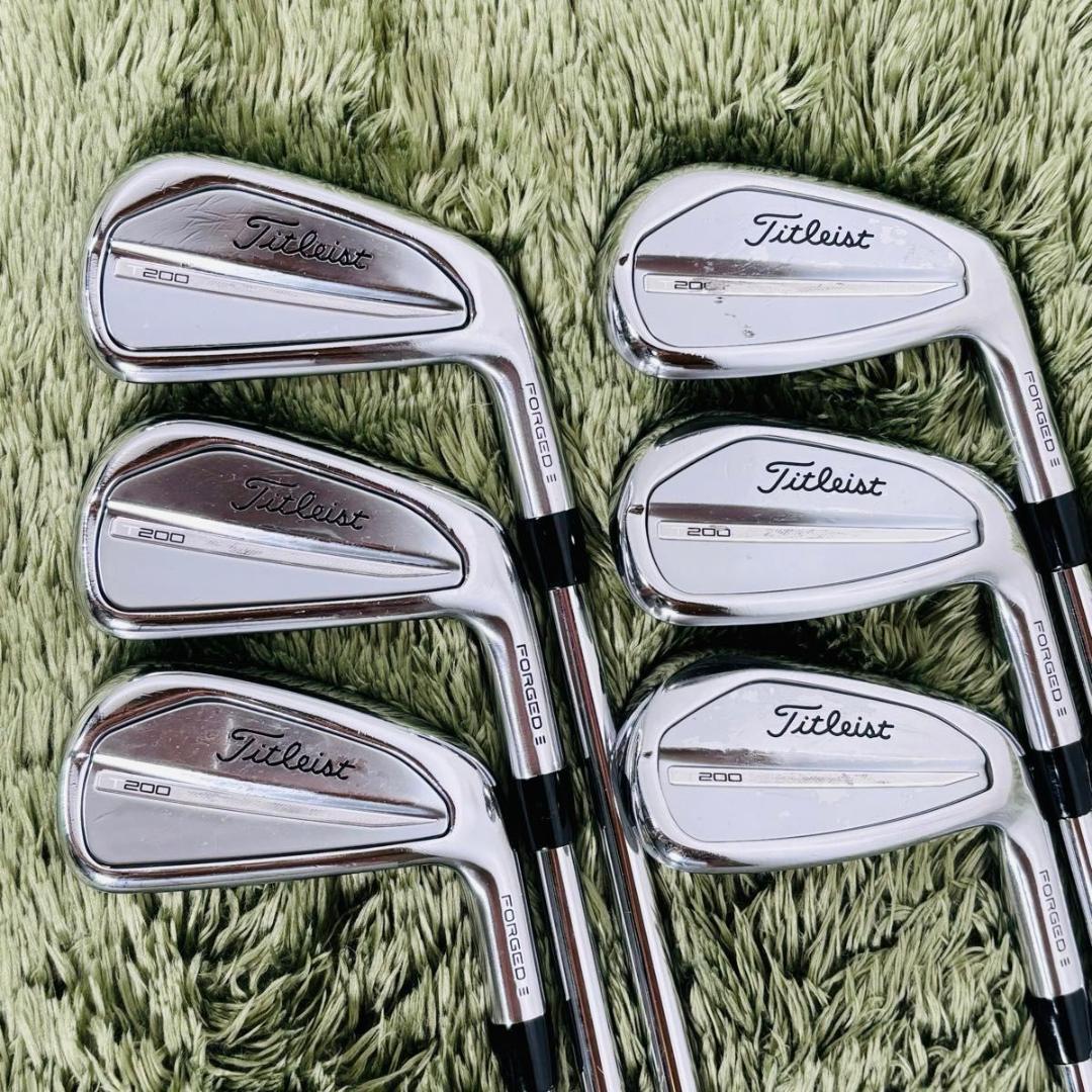 【中古】タイトリスト T200 アイアン6本セット メンズゴルフ 初心者 入門 大人気モデル Titleist DynamicGold S200 スチールシャフト ダイナミックゴールド flex S 右利き 男性 2023年モデル