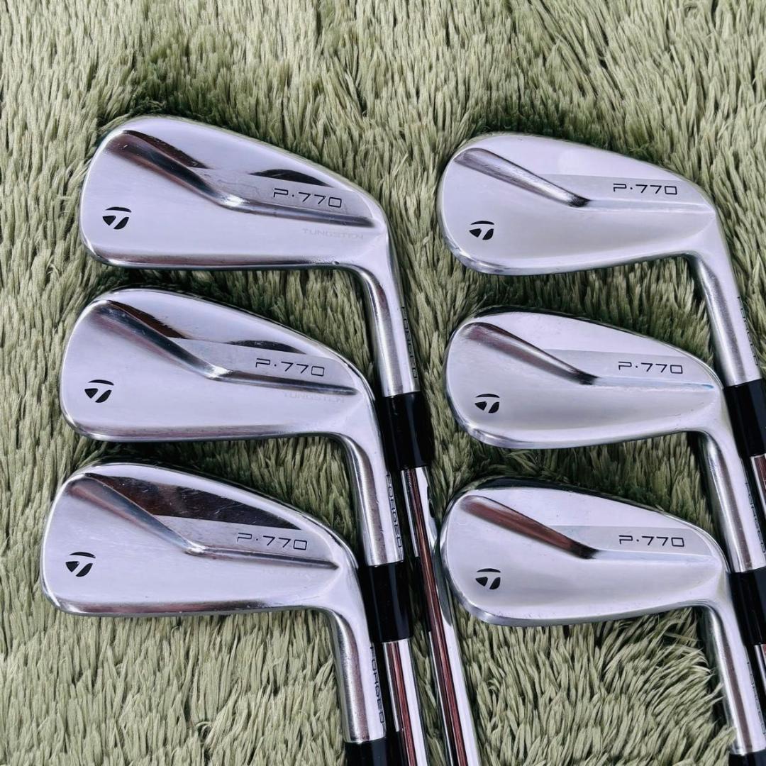 【中古】テーラーメイド P770 アイアン6本セット メンズゴルフ 初心者 入門 大人気モデル N.S.PRO modus3 TOUR120 モーダス スチールシャフト 右利き flex S