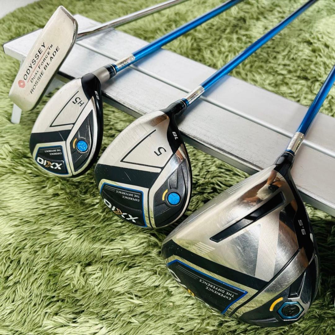 【中古】ゼクシオ オール11代目 MP1100 11本セット メンズゴルフ 初心者 入門 XXIO DUNLOP ダンロップ コースデビュー 右利き flex SR