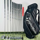 【中古】TaylorMade テーラーメイド STEALTH GLOIRE ステルス グローレ 11本セット メンズゴルフ 初心者 入門 Flex R