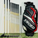 【中古】SWORD スウォード ATC 589-α 11本セット メンズゴルフ 初心者 入門 大人気 flex SR