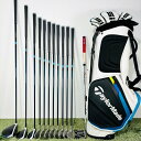 【中古】テーラーメイド オールシム2マックス 12本セット メンズゴルフ 初心者 大人気モデル TaylorMade SIM2 MAX コースデビュー 右利き ...