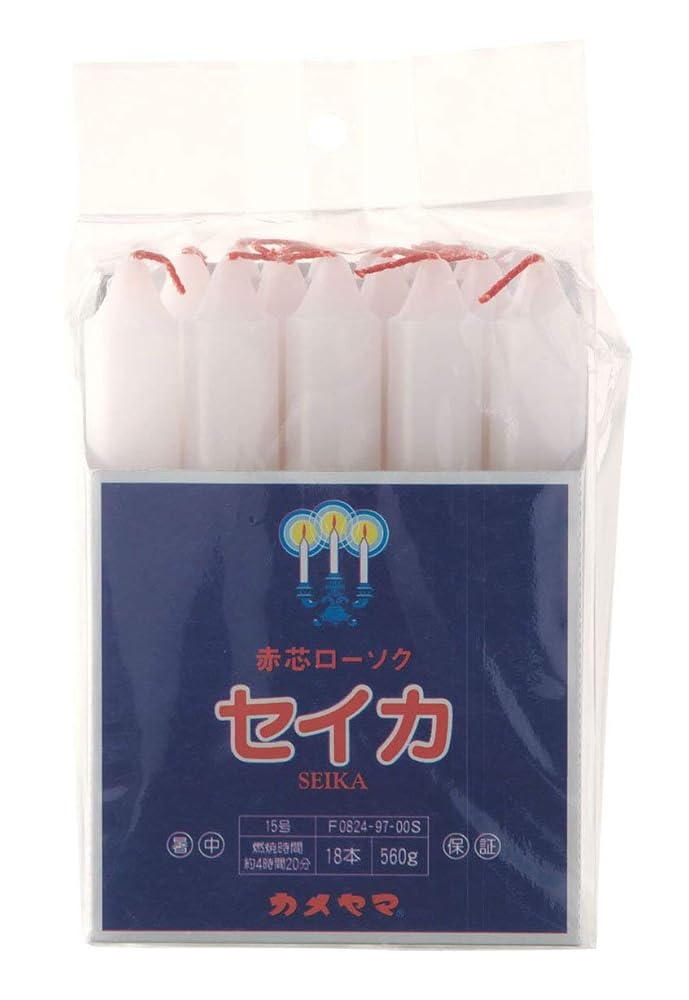 カメヤマ 聖火印 15号 角袋(S) 18本入×4個