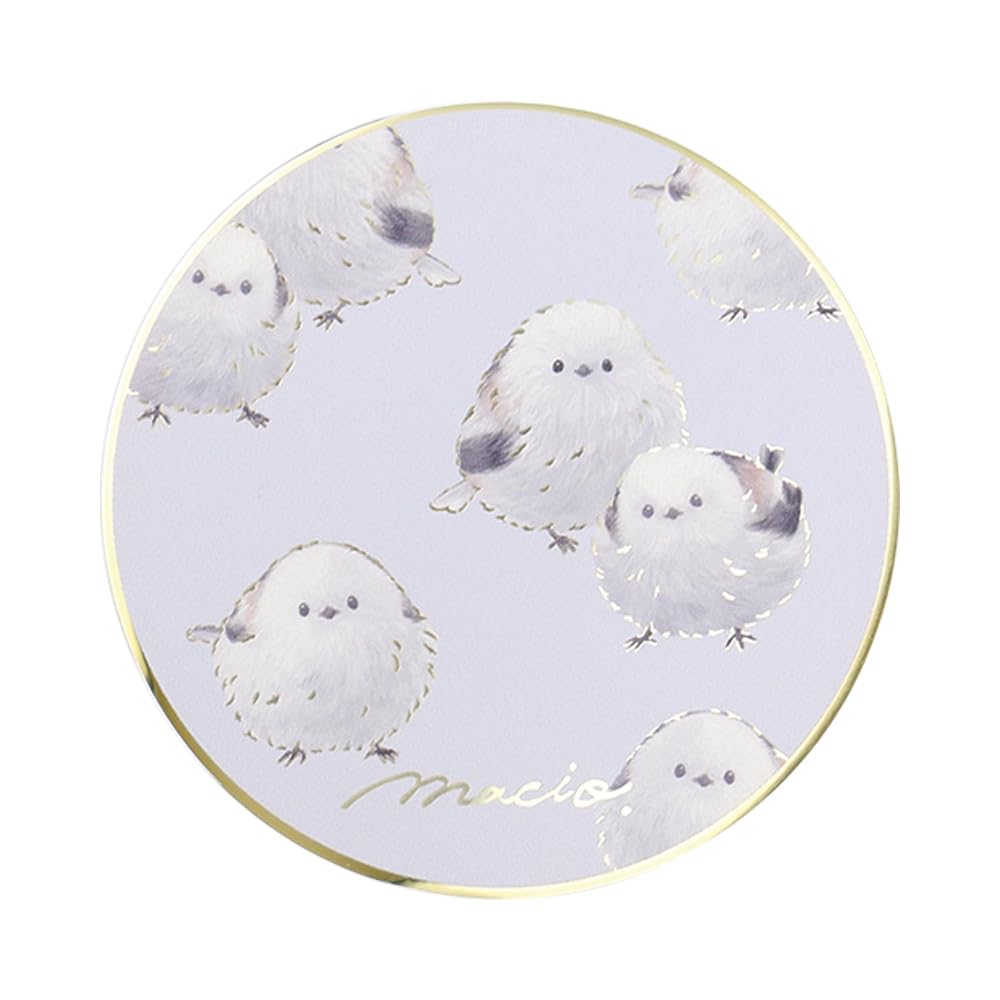 【フラワーリング】FLOWERING コンパクトクリアミラー シマエナガ GMR0205-D