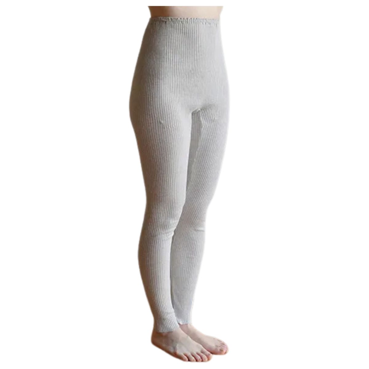 【日本製】天衣無縫 リブ ロングパンツ AI22S-740 オーガニックコットン 下着 綿10...