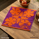 マラソン先行SALE10%OFF【 キャシーマム × ハローキティ 】ハンドタオル 34cm×35cm ハワイアンキルト柄 ハローキティ オーシャンシリーズ ハ...