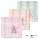 リバティプリント タオルハンカチ 25cm×25cm くま 【 ミニタオル リバティプリント ギフト プチギフト 引越 挨拶 内祝 お礼 お返し 退職 異動 入...