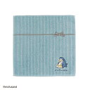 『mofusand』 タオルハンカチ 25cm×25cm おすわり ブルー(4)