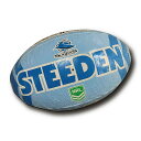 【STEEDEN】ラグビーボール 5号球 NRL シャークス