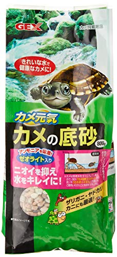 【即発送】ジェックス カメの底砂 800g