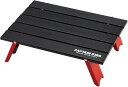 【中古】【訳アリ新品】キャプテンスタッグ キャンプ バーベキュー アルミ ロール テーブル ブラック UC-520※北海道沖縄発送不可