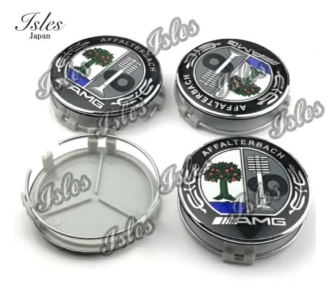【新着特価！】メルセデスベンツ ホイールセンターキャップ 75mm ホイールキャップ4個セットMercedes-Benz #06