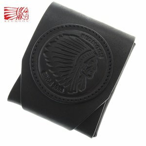 レッドムーン 財布 コンパクト お札が折れない ミニ財布 REDMOON RM-R01E サドルレザー エンボス加工 メンズ財布 本革　プレゼント