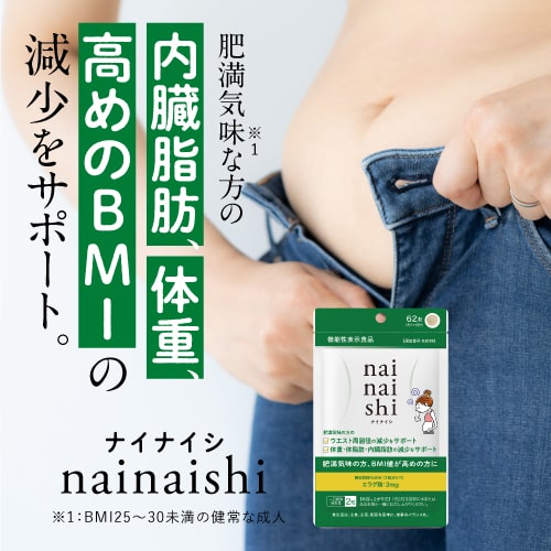 アフリカマンゴノキ 由来 エラグ酸 配合 国産 サプリメント ナイナイシ 3袋セット 【メール便】【大人気】肥満気味の方の 体重 内臓脂肪 中性脂肪 高めのBMI ウエスト周囲 の減少を助ける【 医師監修 機能性表示食品 】