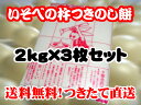 受注生産 杵つき もち モチ 餅 のしもち のし餅 2kg×3枚 セット 送料無料 期間限定 製造直売 無添加